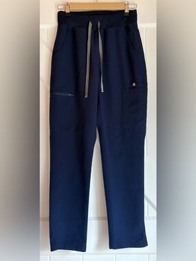 FIGS Yola Skinny Scrub Pants Navy Blue Women S